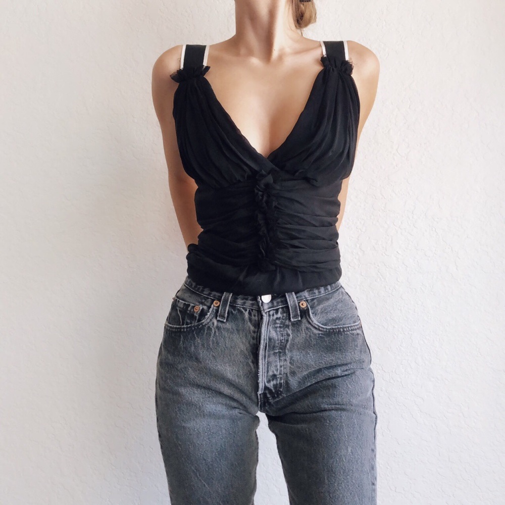 Chic Silk Dolce And Gabbana Top